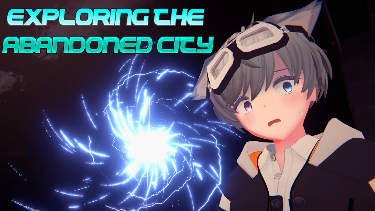 Exploring The Abandoned City in Vrchat