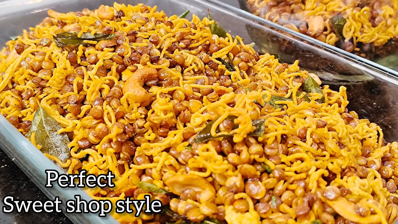 “ఒక్కసారి ఇలా చేస్తే బయట దాల్ మిక్చర్ కొనరు!💯Crunchy, crispy & super tasty dal mixture at home!