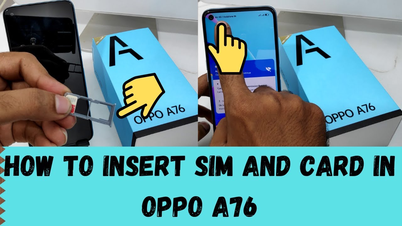 How to Insert Sim Card & SD Card in OPPO A76,OPPO A96| OPPO A76 SIM Card setup