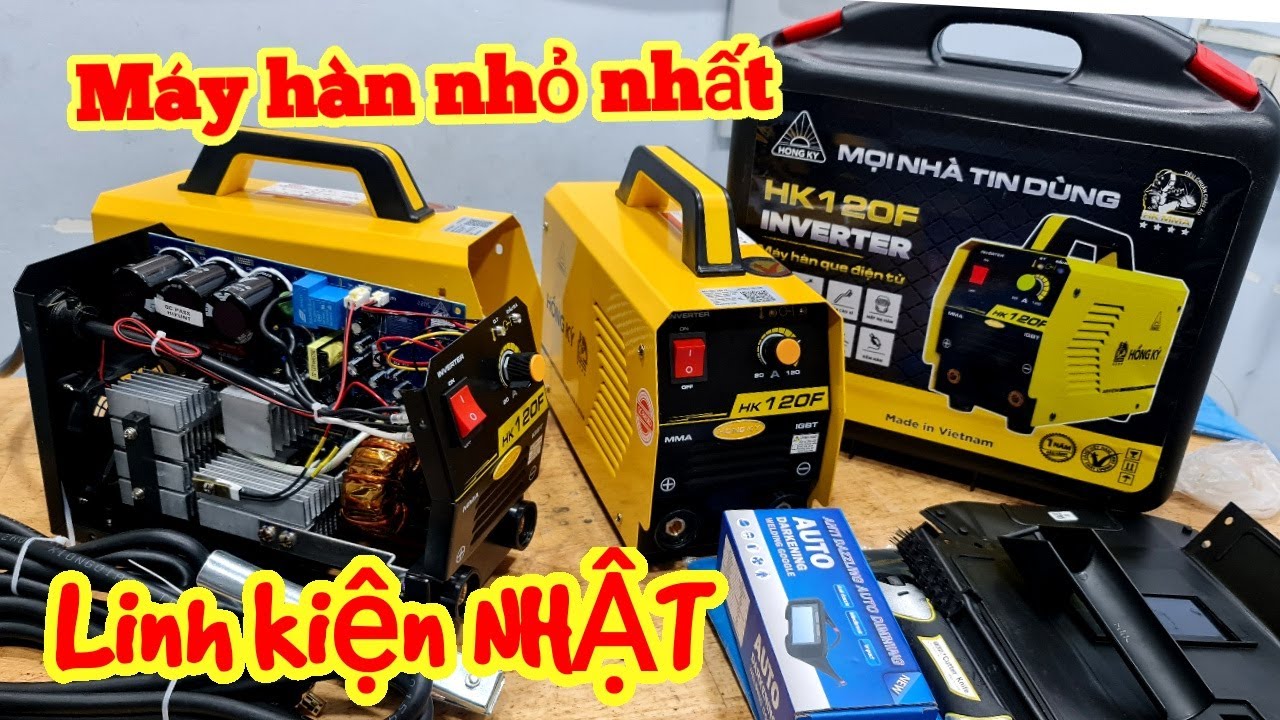 🔴 Máy hàn Hồng Ký HK120F ốc tiêu nhỏ nhất của hãng khuyến mãi |Máy Xây Dựng Hồng Nhiên