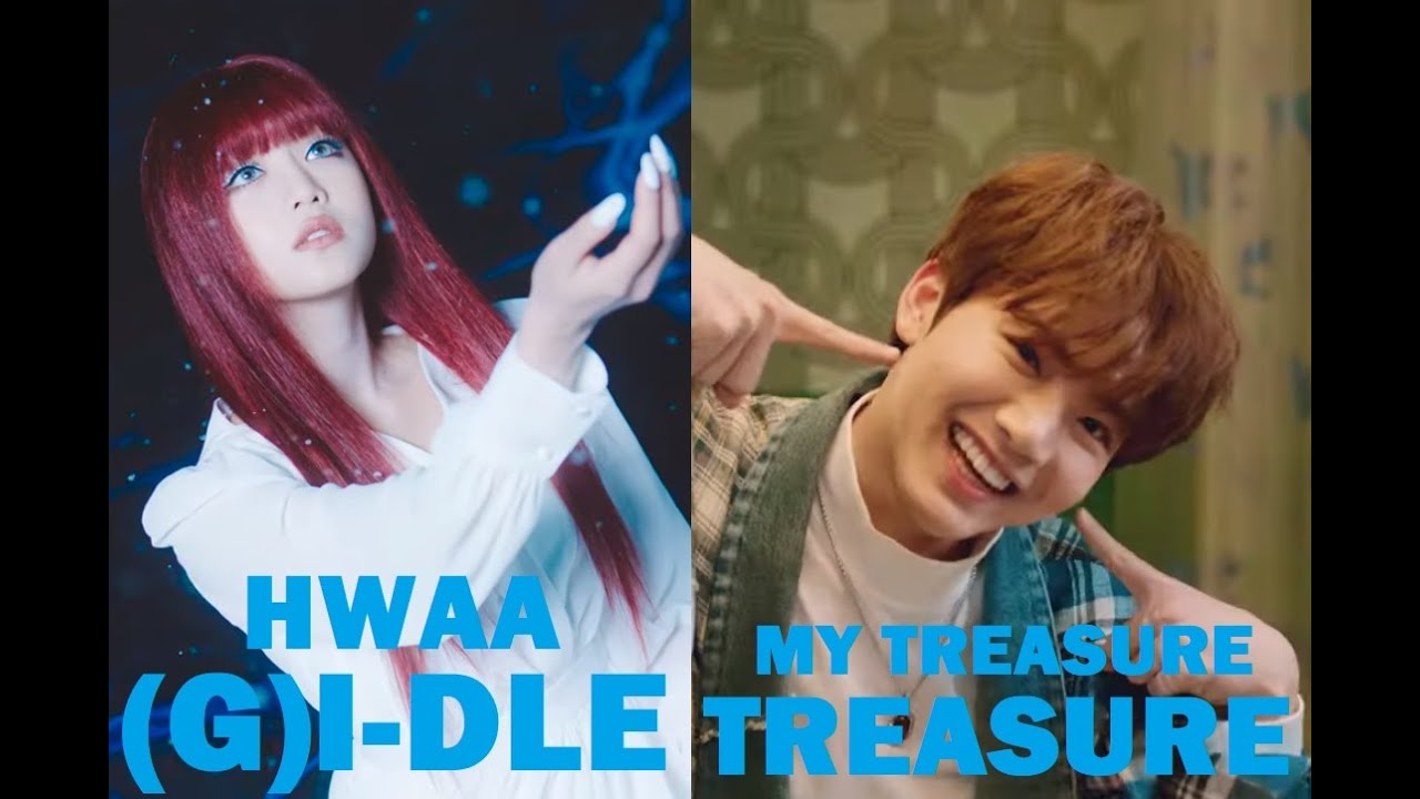 [Reaction Ksenia Vernik] Реакция на (G)I-DLE - HWAA, TREASURE - MY TREASURE