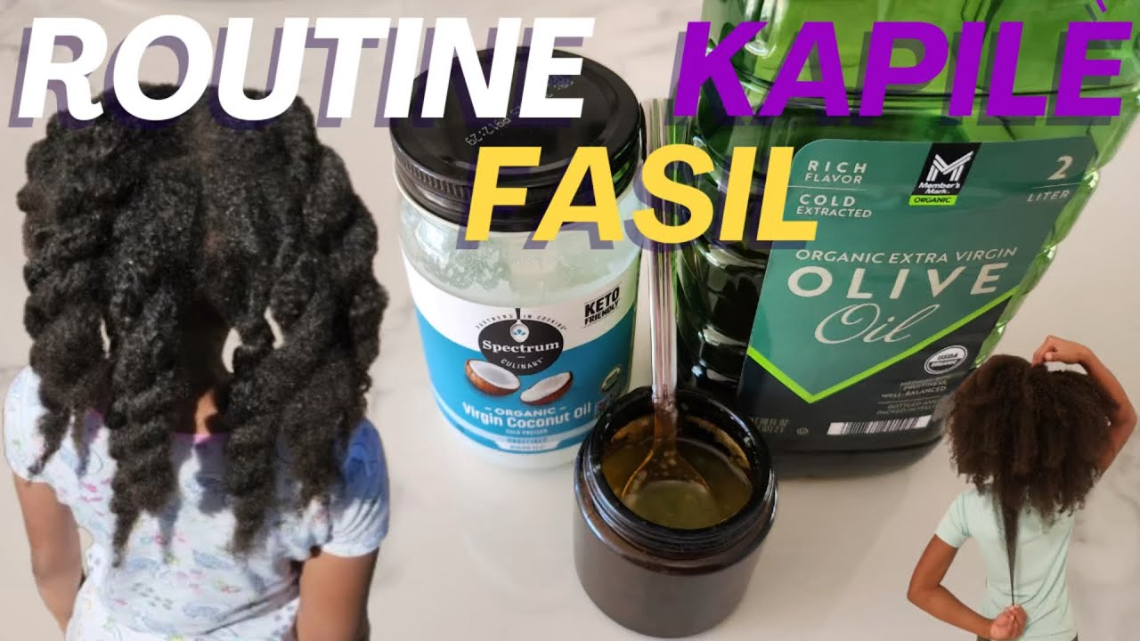 # 1 Routine kapilè fasil e rapid pou moun ki pa gen tan ou byen ki parese pou pran swen cheve yo.