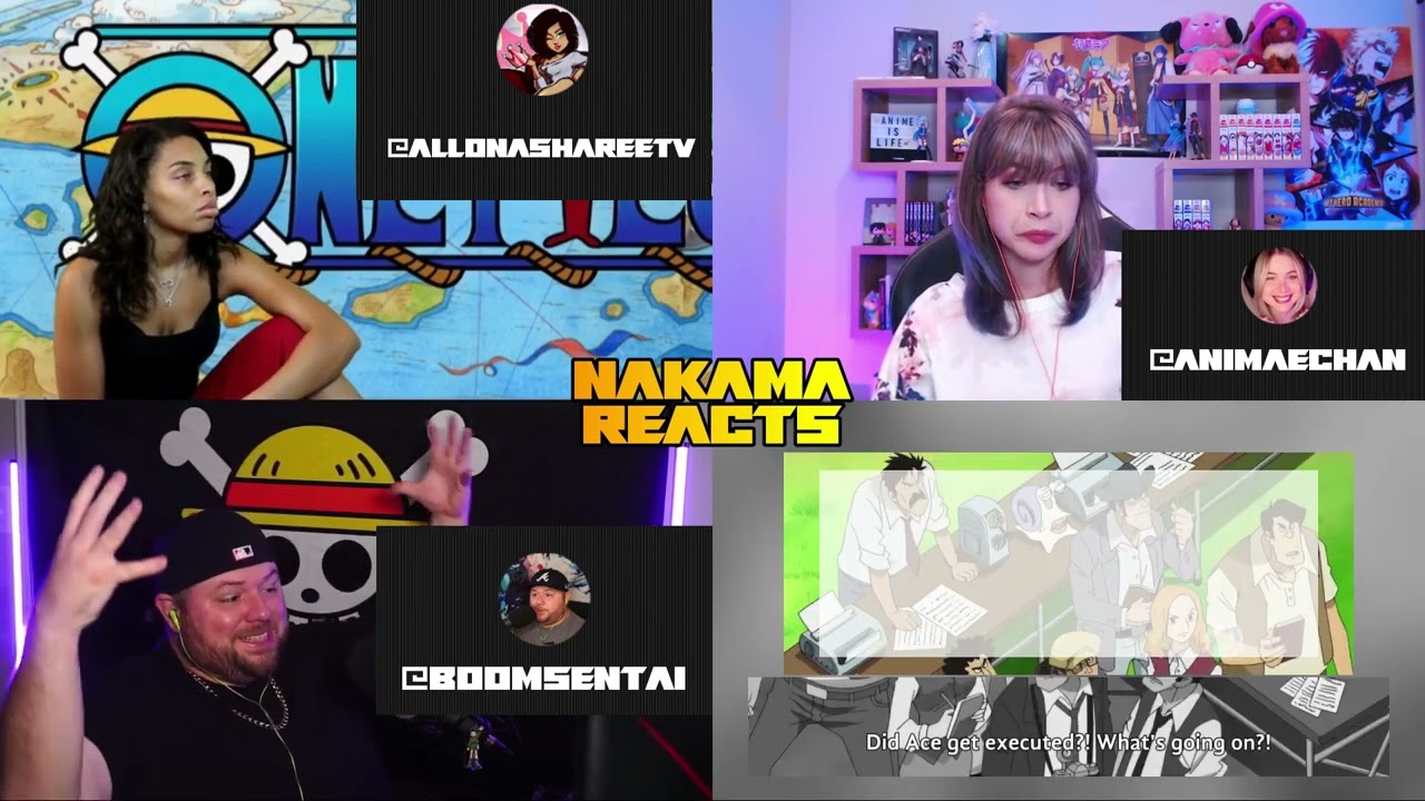 Ace      Marineford arc Reaction Mashup   ワンピース 482話 リアクション