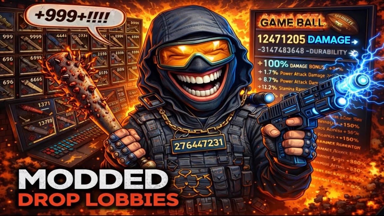 DYING LIGHT MODDED WEAPONS/GUNS/ITEMS/BLUEPRINTS | DROP LOBBIES | PS4/PS5