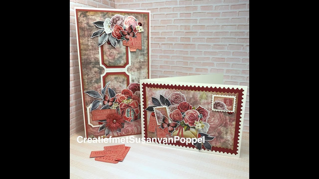 Kaarten met Rose Decorations van Find It
