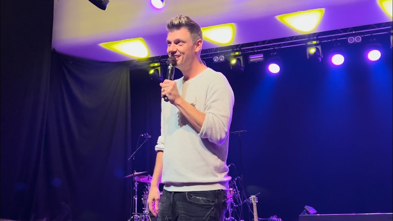 Nick Carter Soundcheck / Q&A @ Helsinki 2024 Who I Am Tour 4K