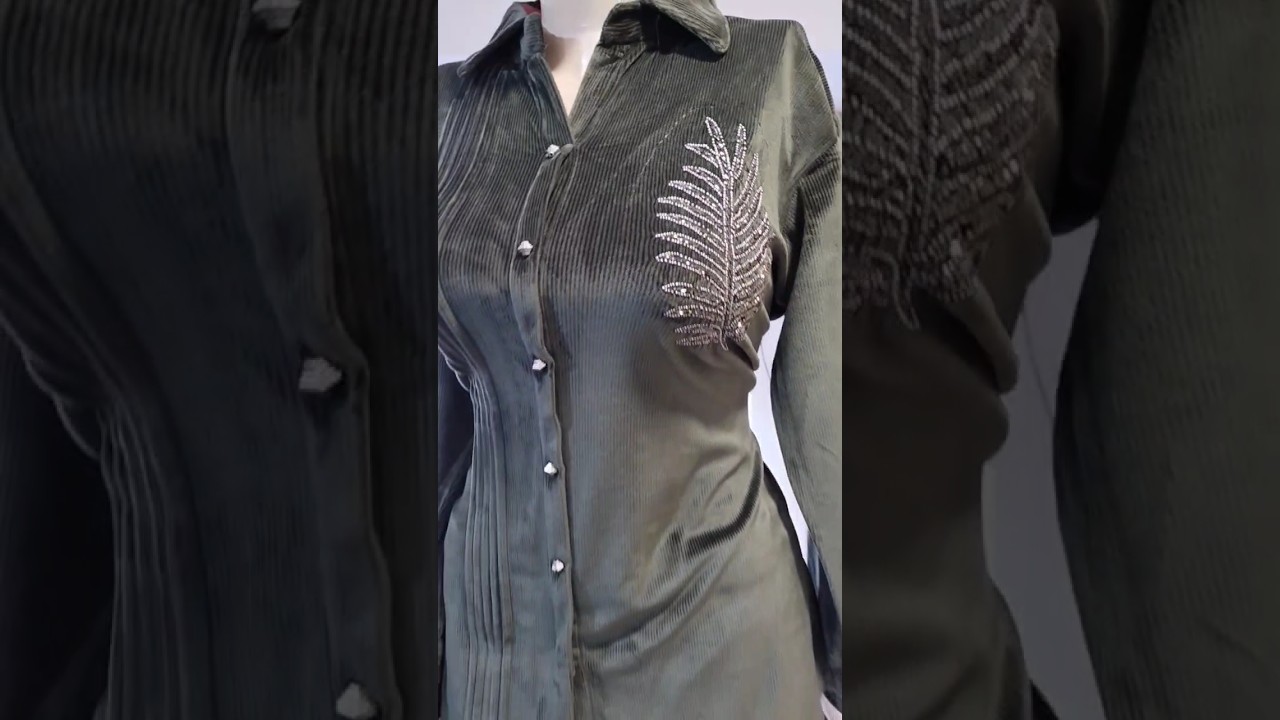New stylish hand work velvet coat set | #new #trending #youtubeshorts