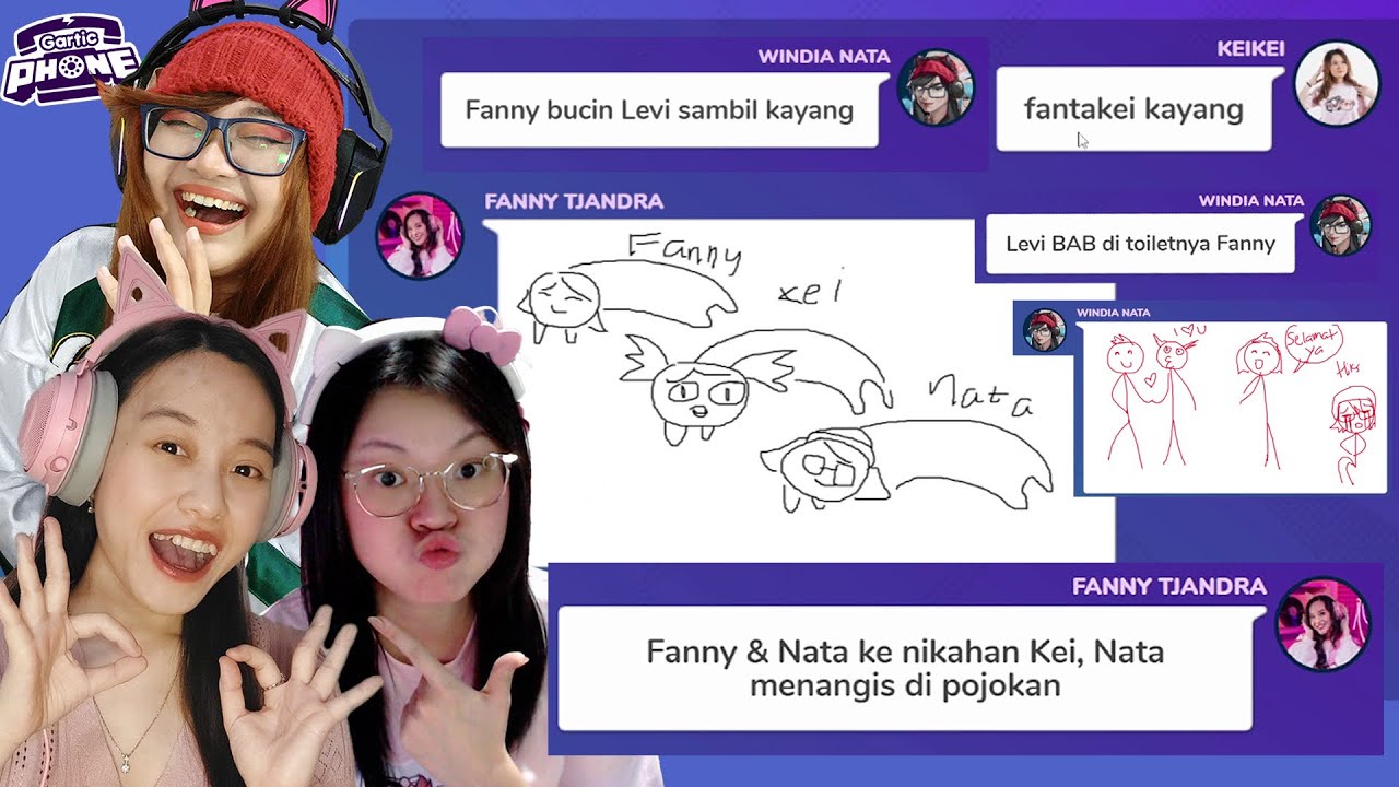 NGAKAK BANGET NGGAMBAR GA JELAS SAMA BESTIE~ | Gartic Phone