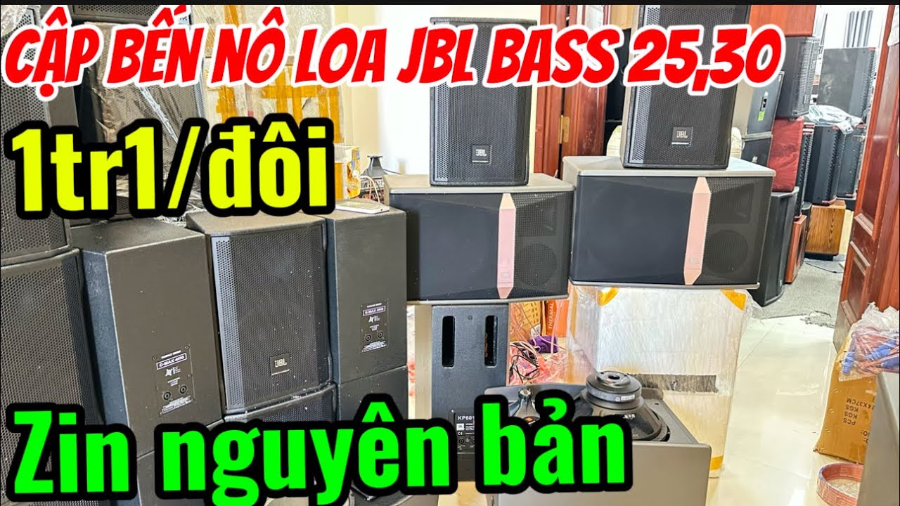 🔥Cập bến nô loa bãi Mỹ sịn JBL bass 25,30 bao zin sịn nguyên bản giá từ 1tr1☎️:0888.910555