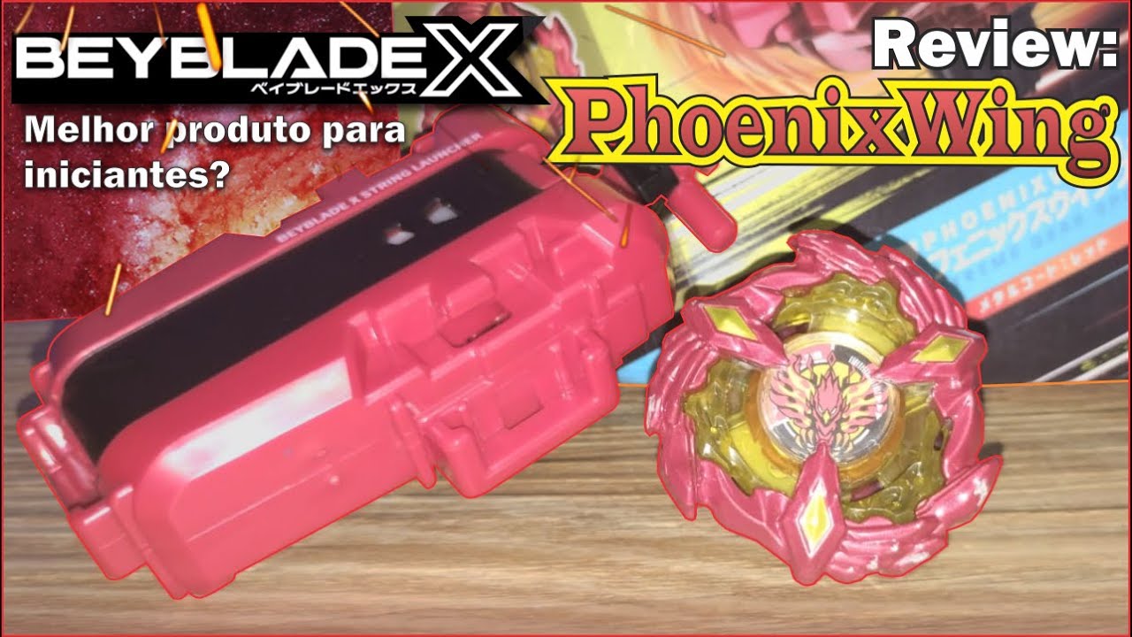 Melhor produto para iniciantes? Review do Phoenixwing - beyblade x