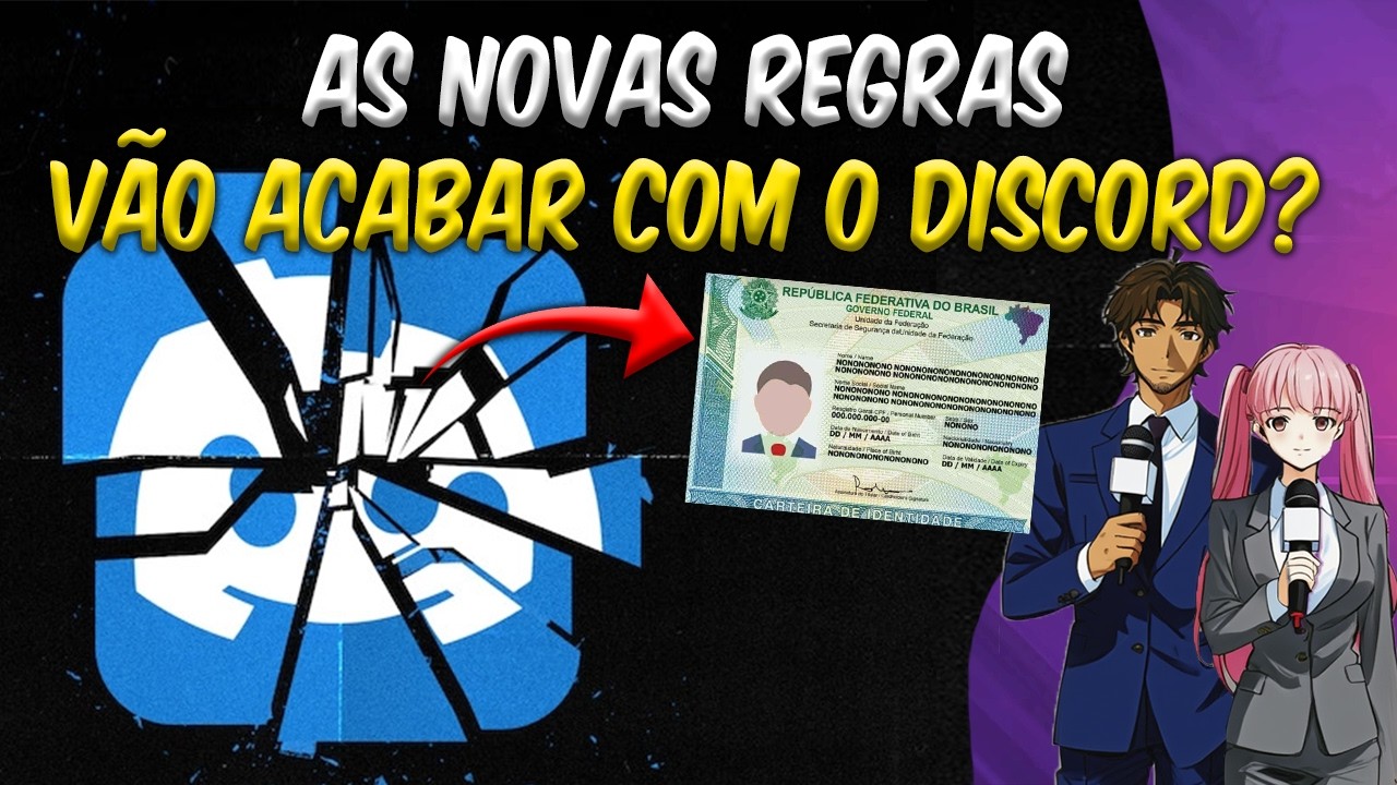 NOVA REGRA do Discord vai EXIGIR reconhecimento facial e de identidade!
