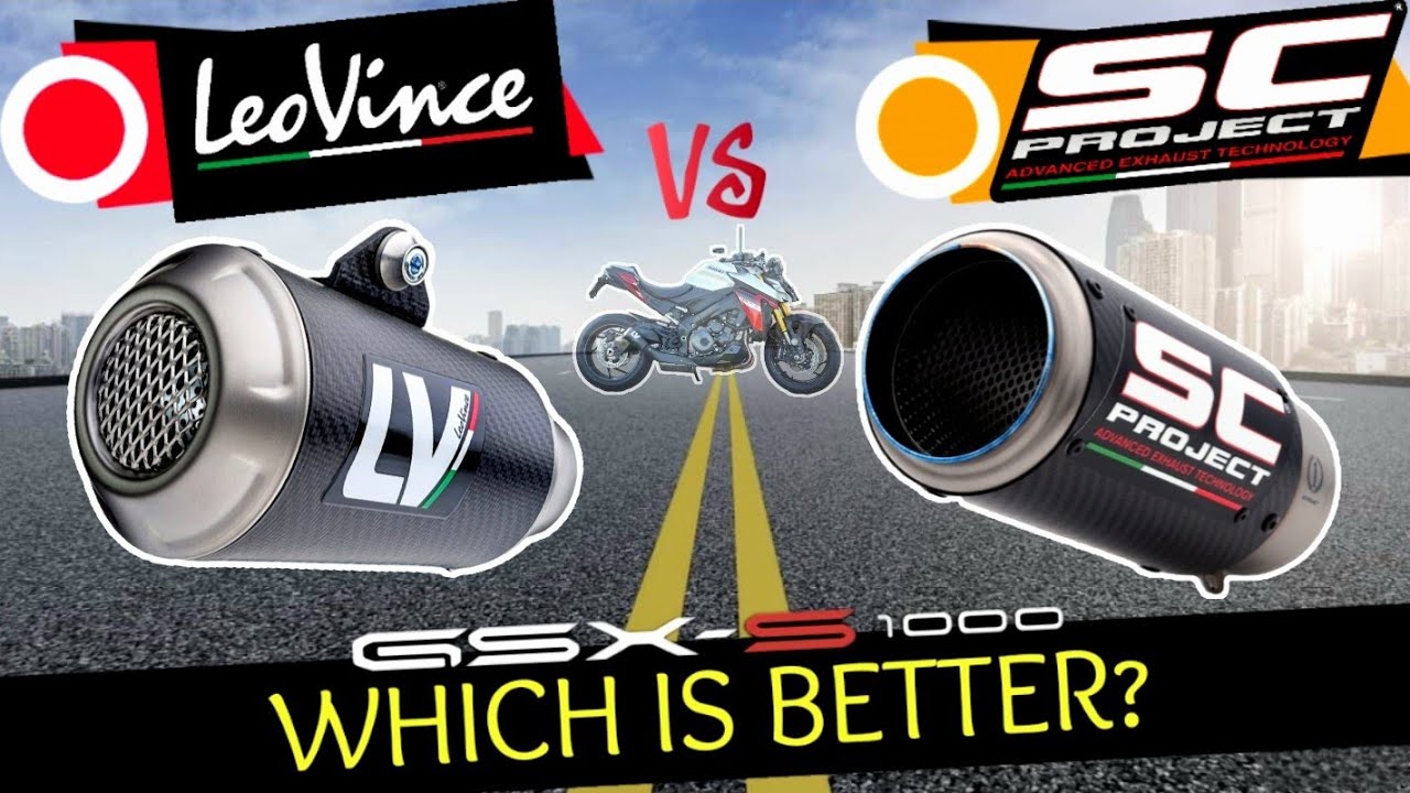 SC PROJECT vs LEOVINCE (with unboxing) - GSX S1000