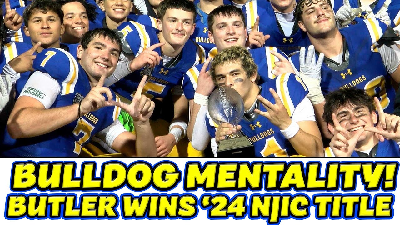 Butler 21 Glen Rock 12 | 2024 NJIC Championship | Bulldogs Win First Ever Title!