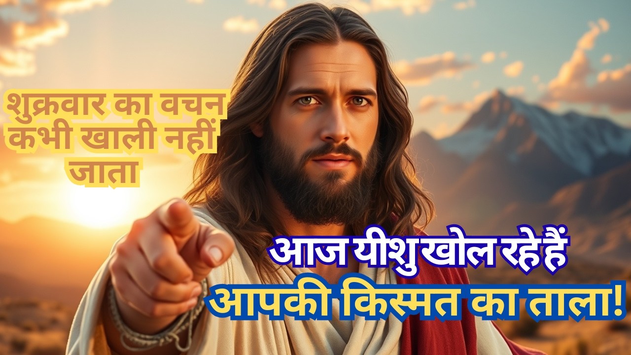 ⭐आज यीशु खोल रहे हैं आपकी किस्मत का ताला!