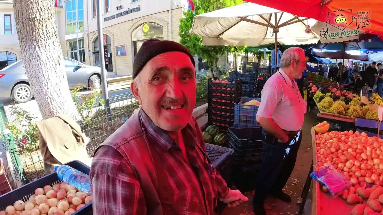 09 08 2024 güzel bir havada cuma pazarı gezmesi