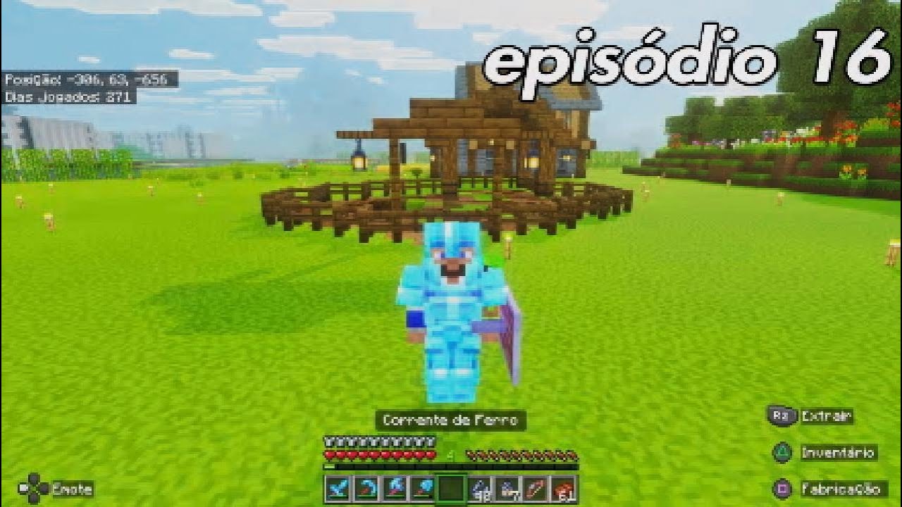 Construindo a casa para os porcos, saga Minecraft, episódio 16