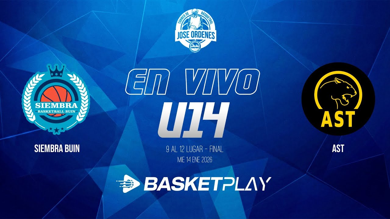 🔴EN VIVO | SIEMBRA BUIN vs AST | 9 al 12 lugar - Final | COPA JOSE ORDENES U14 2026