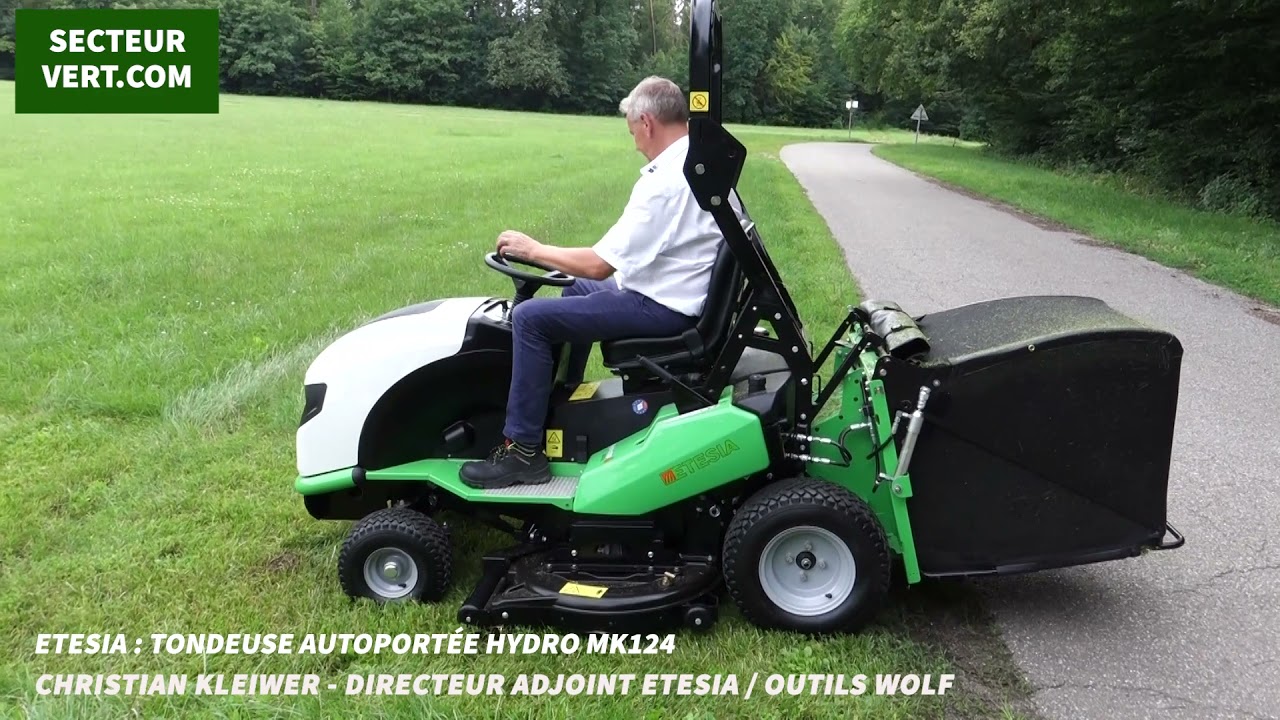 ETESIA : Tondeuse Autoportée HYDRO MK124 - Christian KLEIWER, Directeur Adjoint ETESIA [ESSAI N°1]