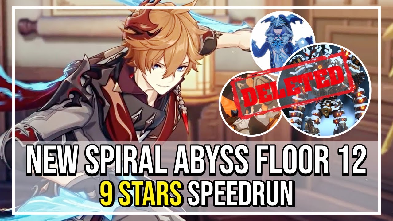 New Spiral Abyss Floor 12 9 Stars Speedrun Guide Childe/Xiao | Genshin Impact