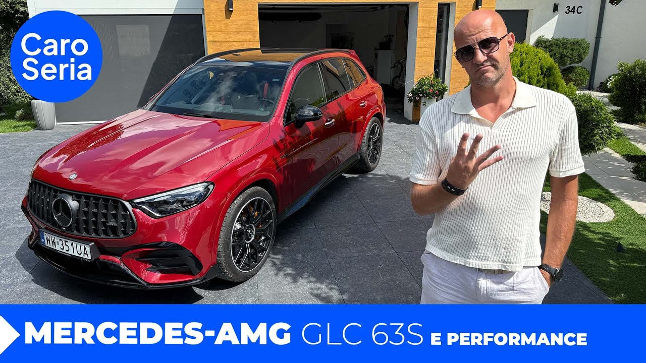 Mercedes GLC 63 AMG, czyli nie do wiary, AMG ma baterię i cztery gary! (TEST PL/ENG 4K) | CaroSeria