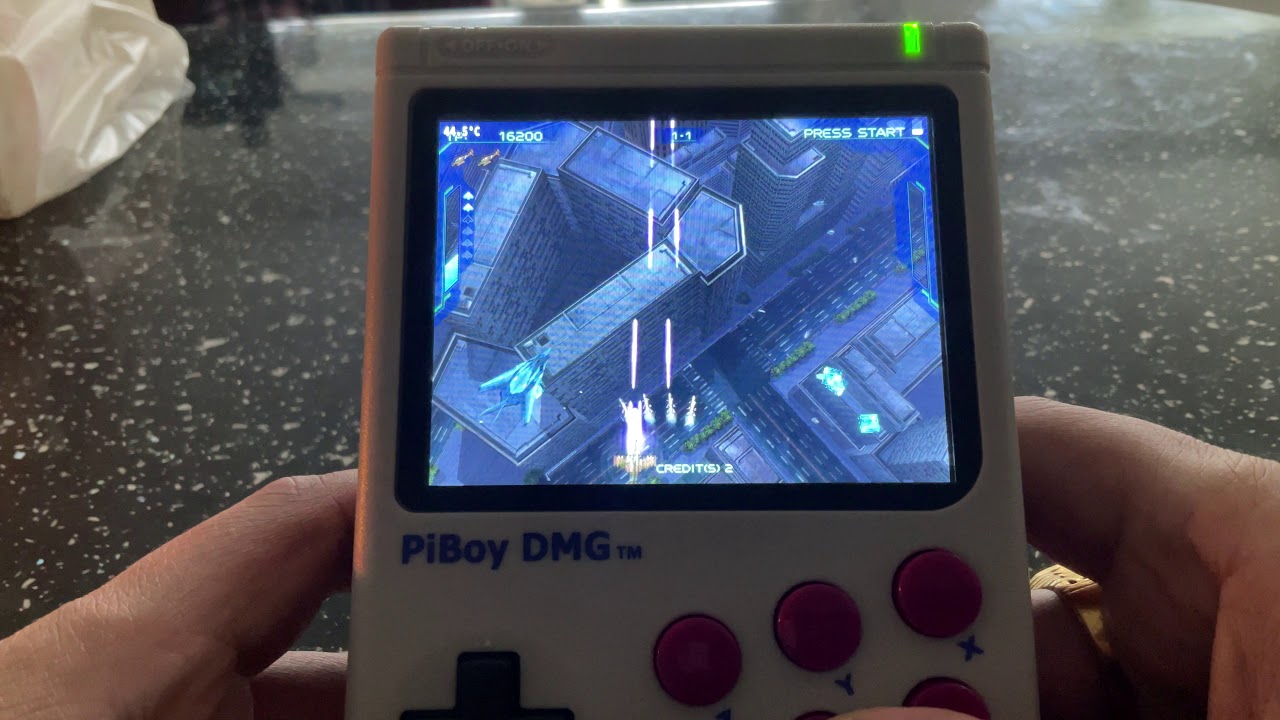 PiBoy DMG 4GB Zero Gunner 2 Naomi test.