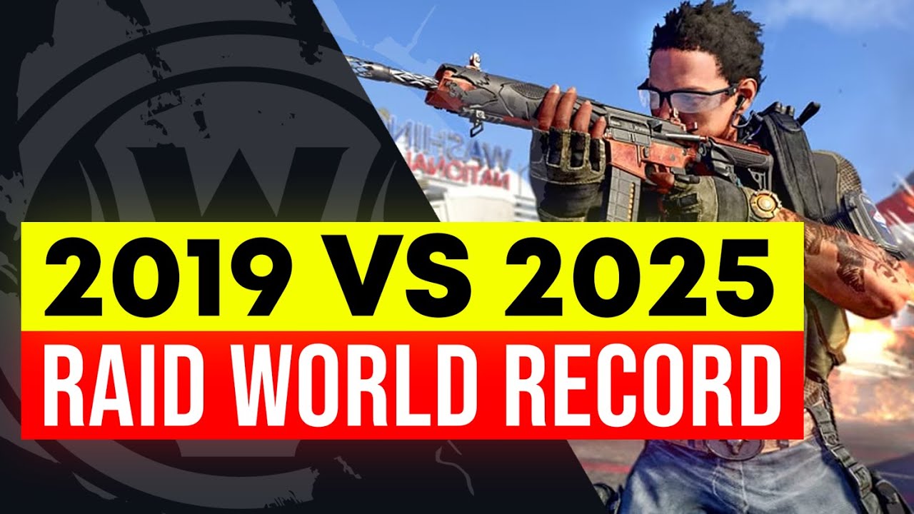 WORLD RECORD RAID RUN 2019 vs 2025 Dark Hours (The Division 2)