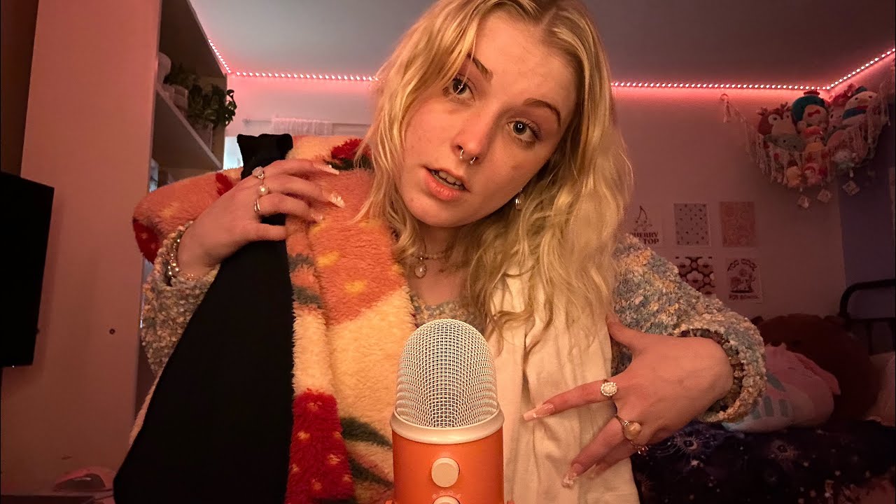 ASMR The Ultimate Fabric Scratching + Other Clothing Sounds Video! So Many Outfits and Tingles 👗✨