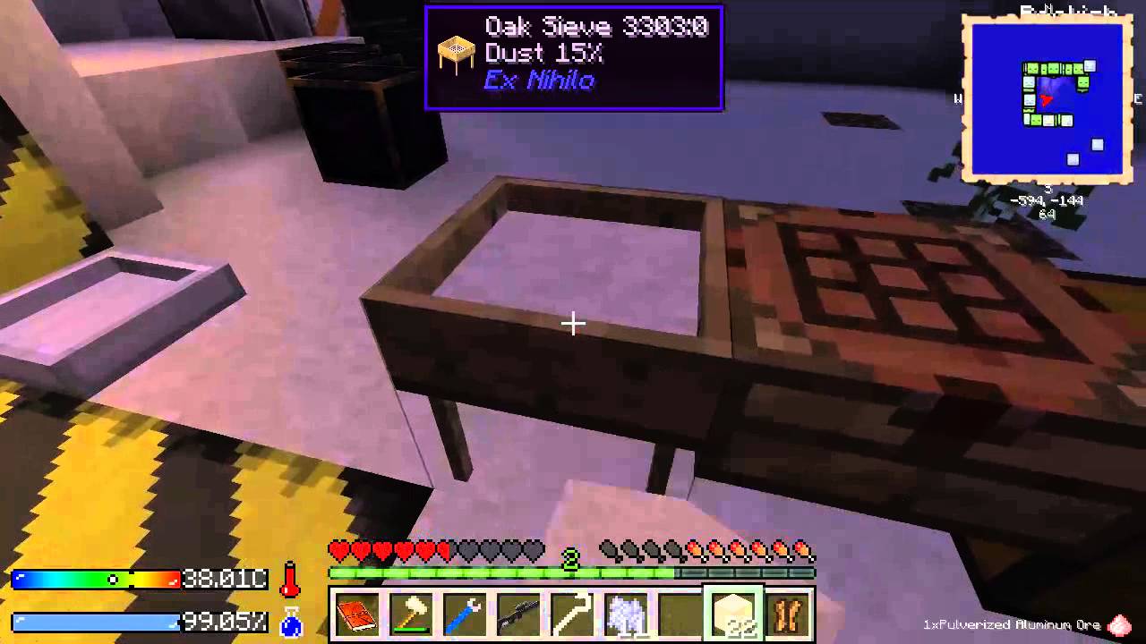 Minecraft [HQM] Crash Landing - Day 2