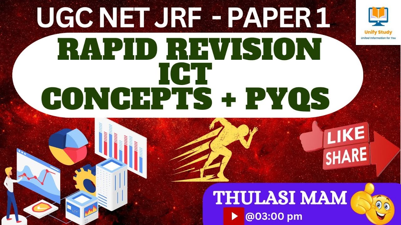 ICT UGC NET Paper1 - Rapid Revision through Concept with PYQs #ugcnetpaper1previousyearquestion