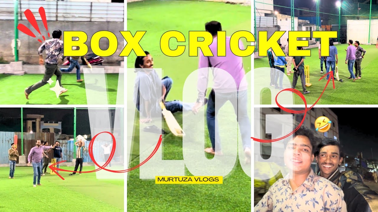 AAJ TOH MAZA AAGAY 🤩 | BOX CRICKET VLOG | HYDERABAD INDIA📍| MURTUZA VLOGS