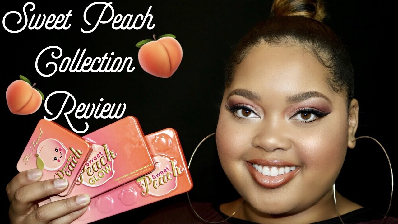 Too Faced Sweet Peach Collection 🍑 Review + Swatches + Tutorial | KelseeBrianaJai