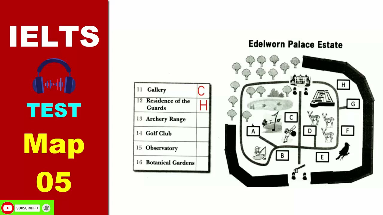 IELTS Listening Map 5: Answer with Diagram and Flowchart | IELTS New Listening Test