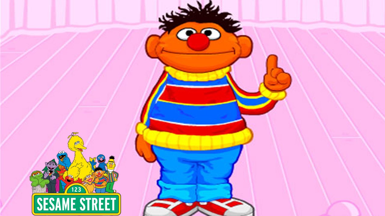 Put your finger in the air - Sesame Street Games / Nursery rhymes - Baby Games