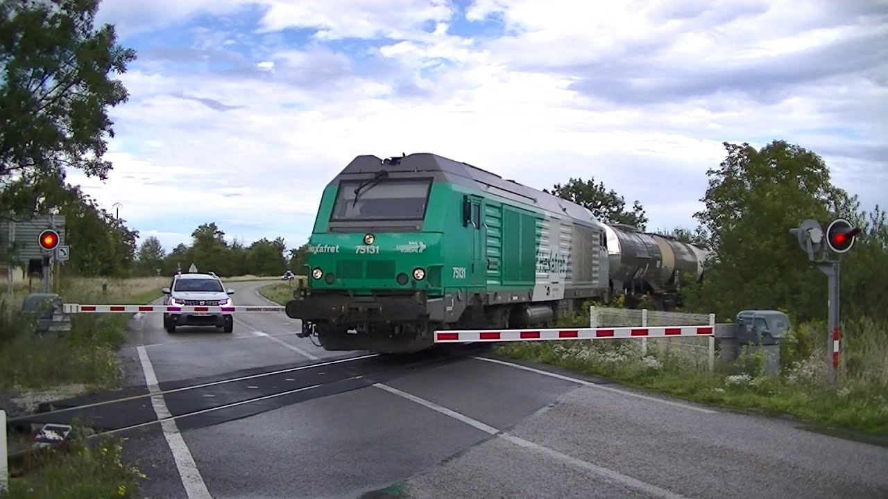 Spoorwegovergang Roppenheim (F) // Railroad crossing // Passage à niveau