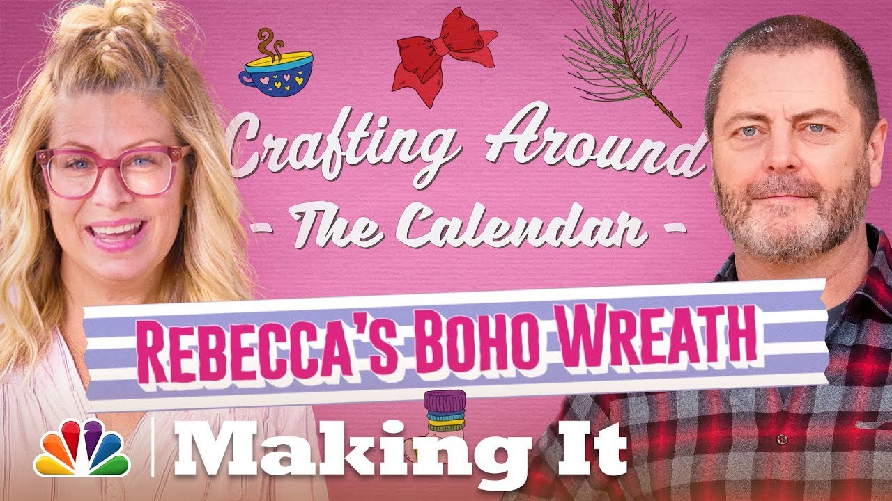 Make That Unconventional Holiday Boho Wreath You've Always Wanted - Making It