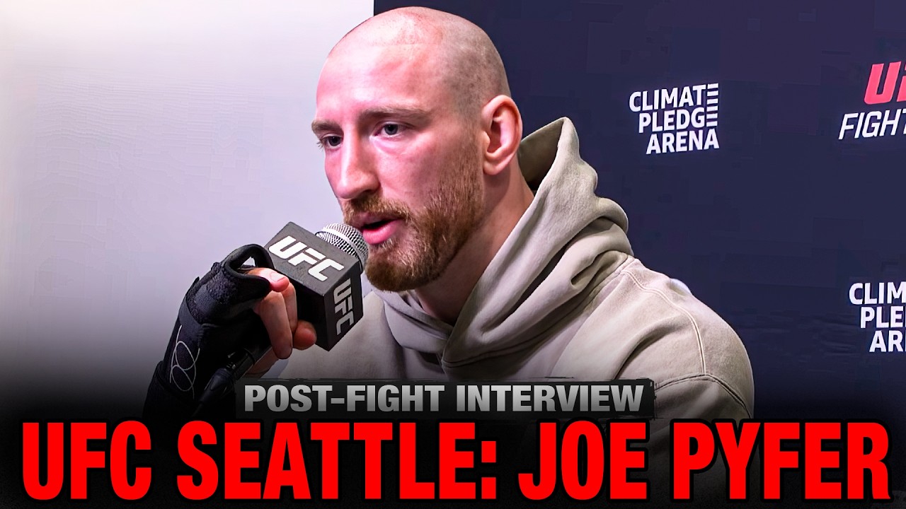Joe Pyfer Reacts to Massive Israel Adesanya Victory: UFC Seattle Post-Fight Press Conference