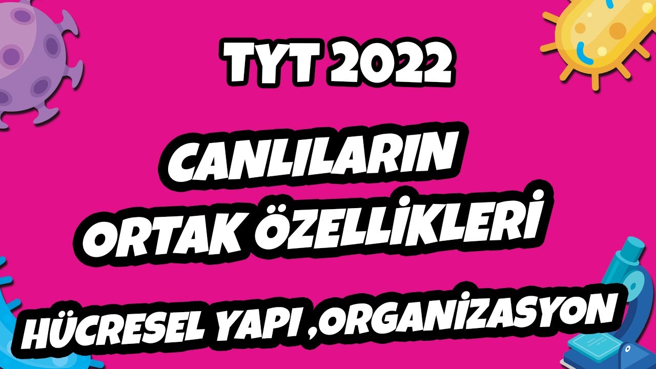 Hücresel Yapı, Organizasyon | TYT 2022 #hedefekoş