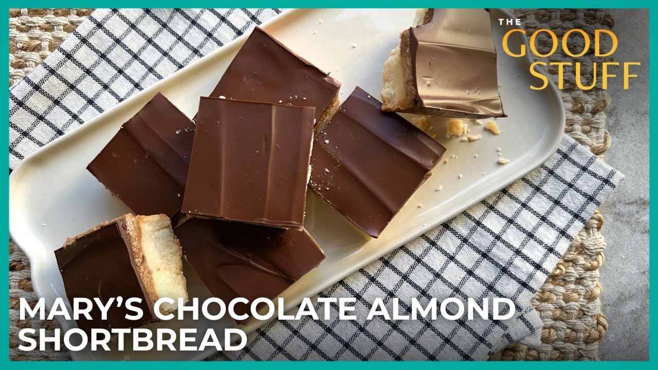 Mary Berg’s Chocolate Almond Butter Shortbread Squares | The Good Stuff with Mary Berg