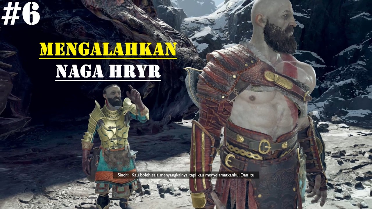 GOD OF WAR SUBTITLE INDONESIA | MENGALAHKAN SANG TERROR NAGA HRYR