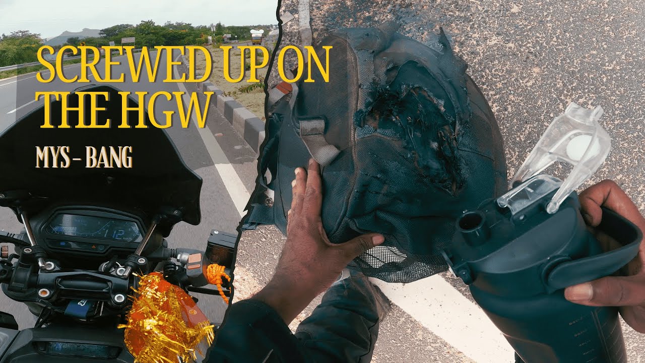 This happened on the Highway!! Mysore to Bangalore | Dominar 400