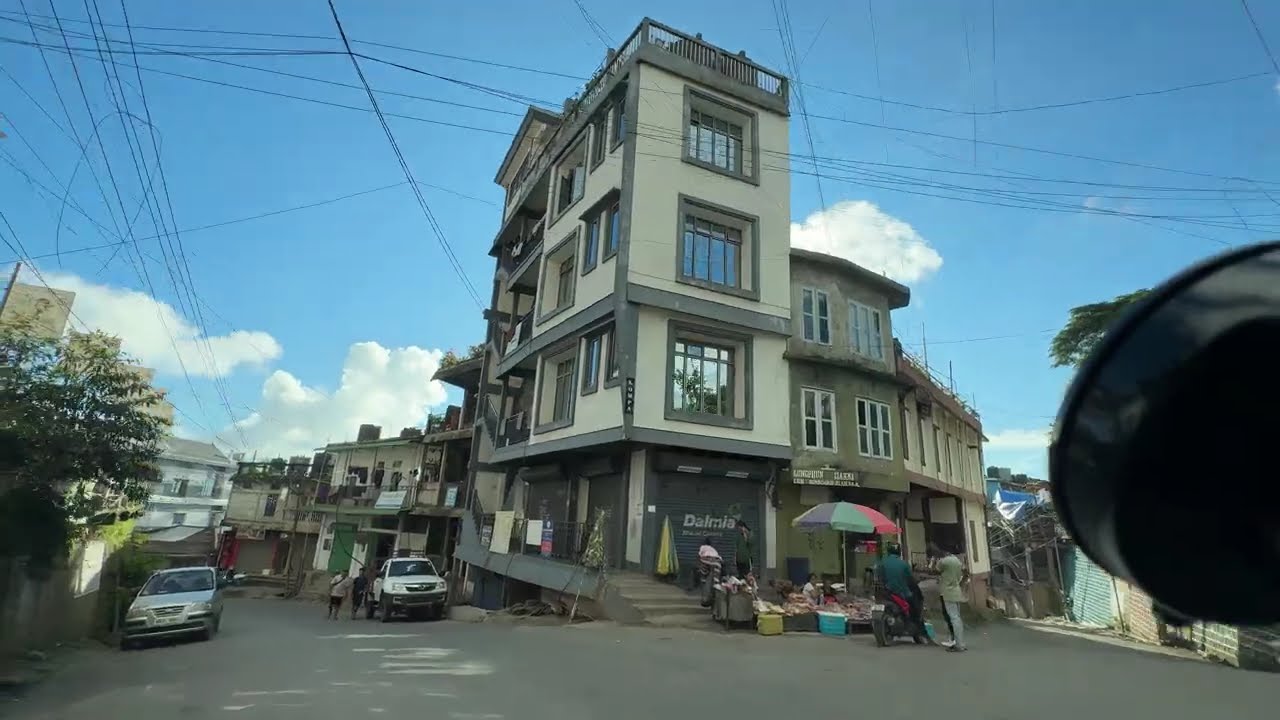 Siaha Town Video Footage in 4k 12-10-2025