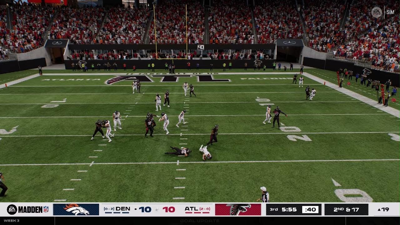 Madden NFL 26 FFY4 Week 3 Falcons Broncos Second Half
