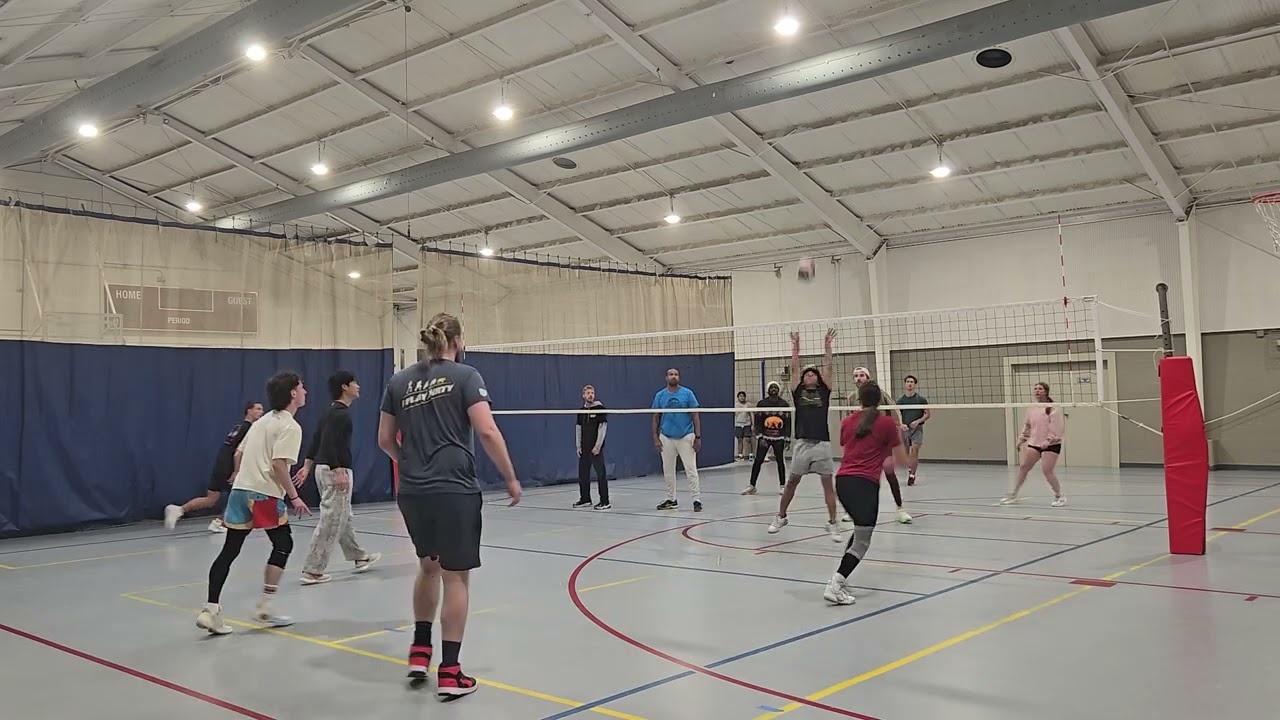 Indoor Volleyball Open Gym Game 2