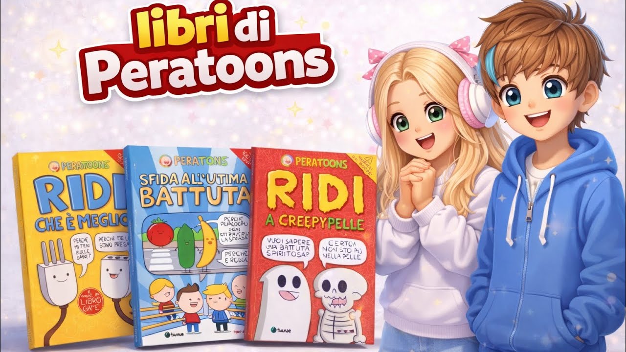 Libri di pera toons “imPERAtore” con mio fratello! #fratello #peratoons #book #collection