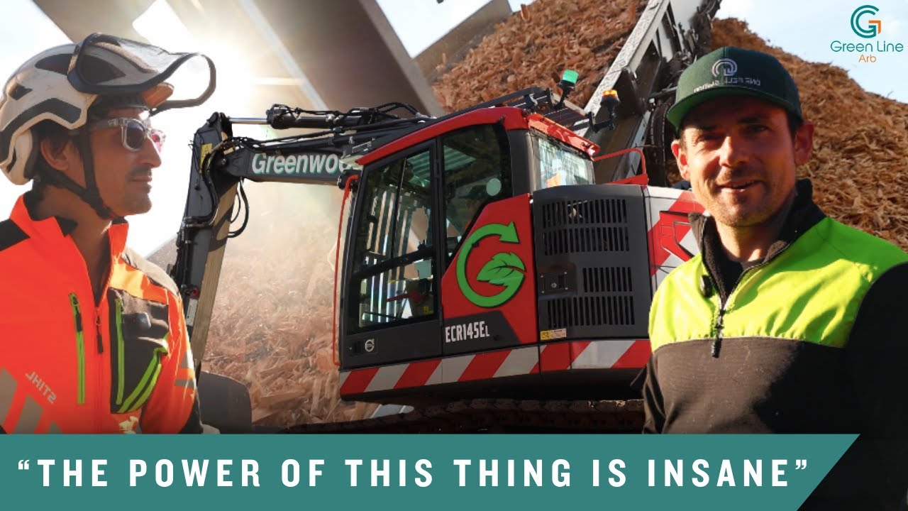 Dealing With High Volume Tree Jobs! Greenwoods Biomass 💪🌿