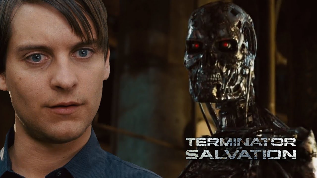 Bully Maguire destroys The Terminator T-800. Tobey saves John Connor.