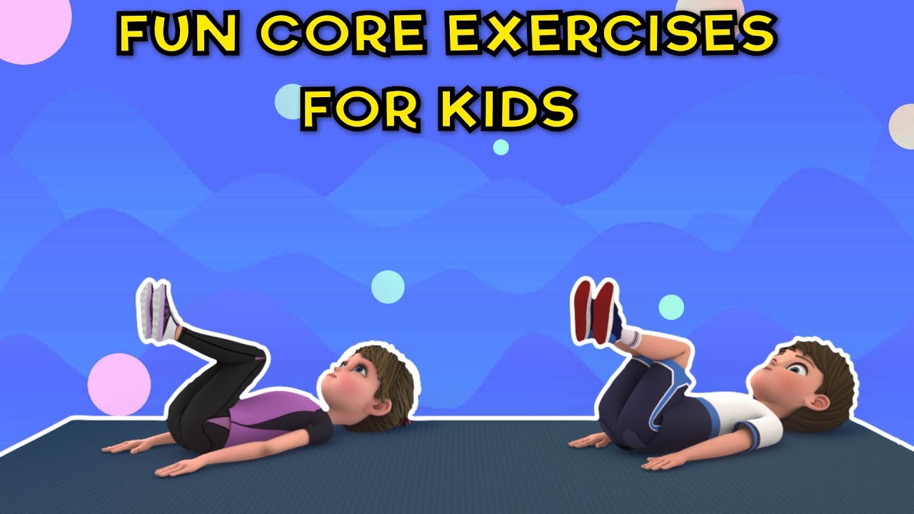 FUN & EASY CORE EXERCISES FOR KIDS | Kids Exercise