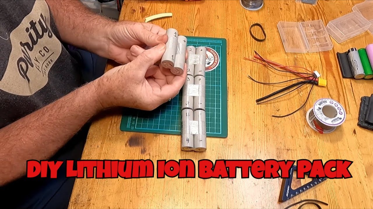 Building a DIY Li-ion Battery Pack From Scratch