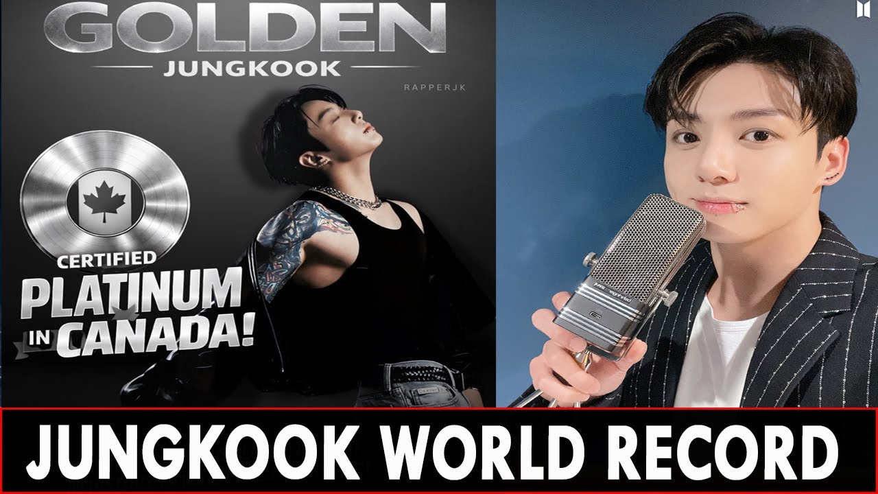 Breaking News🏆BTS Jungkook Makes Record as First Asian Artist With Multi-Platinum Singles🌏