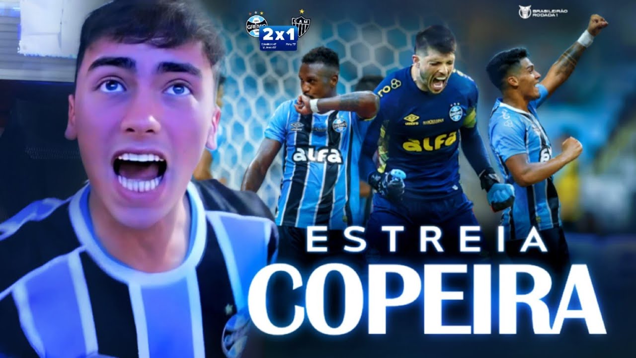 VITORIA NA ESTREIA COM A CARA DO GRÊMIO!! CHORUME REAGE A GRÊMIO 2X1 ATLÉTICO-MG